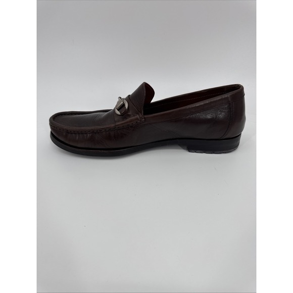Allen Edmonds Arezzo Loafer Men Size 11.5 D Brown Italian Bit Leather 55107 - Picture 3 of 11